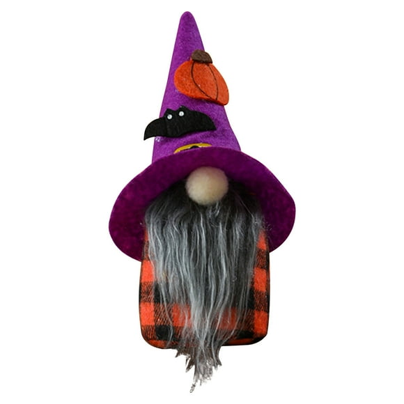 IBaodan Halloween Arrangement Props Doll Doll Pendant Decorations Halloween Pumpkin Witch Doll Pendant Housewarming Gift