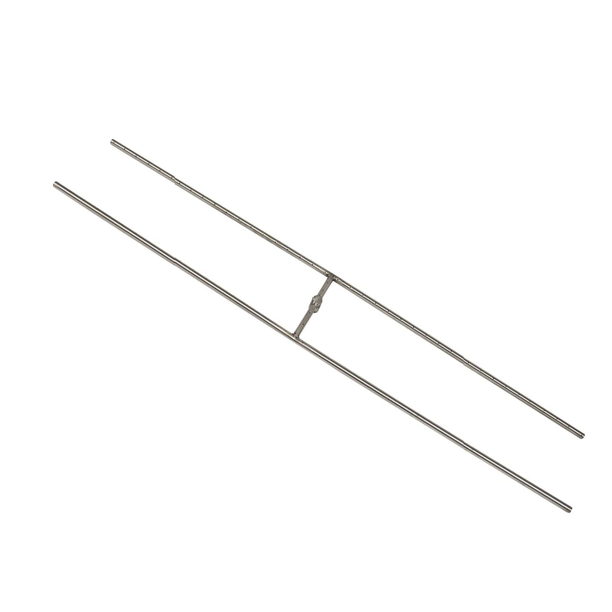 HPC Rectangle Stainless Steel Fire Pit H-burner, 72