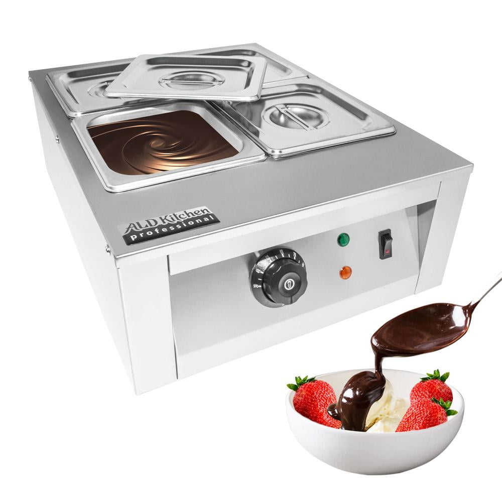 Toegepast Microcomputer Vlot Chocolate Fondue Machine with Manual Control | Stainless steel Professional  Small Chocolate Tempering Machine for Home and Commercial Use - Walmart.com
