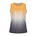thumbnail image 3 of FASHIONWT Women Gradient V Neck Tank Top Tie-dye Sleeveless Casual Shirt, 3 of 4