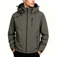 thumbnail image 4 of LEKWK Rain Jacket Men Water Resistant Windproof Lightweight Coat with Hood Breathable Zip Up Casual Activewear for Hiking Outdoor Golf, 4 of 4