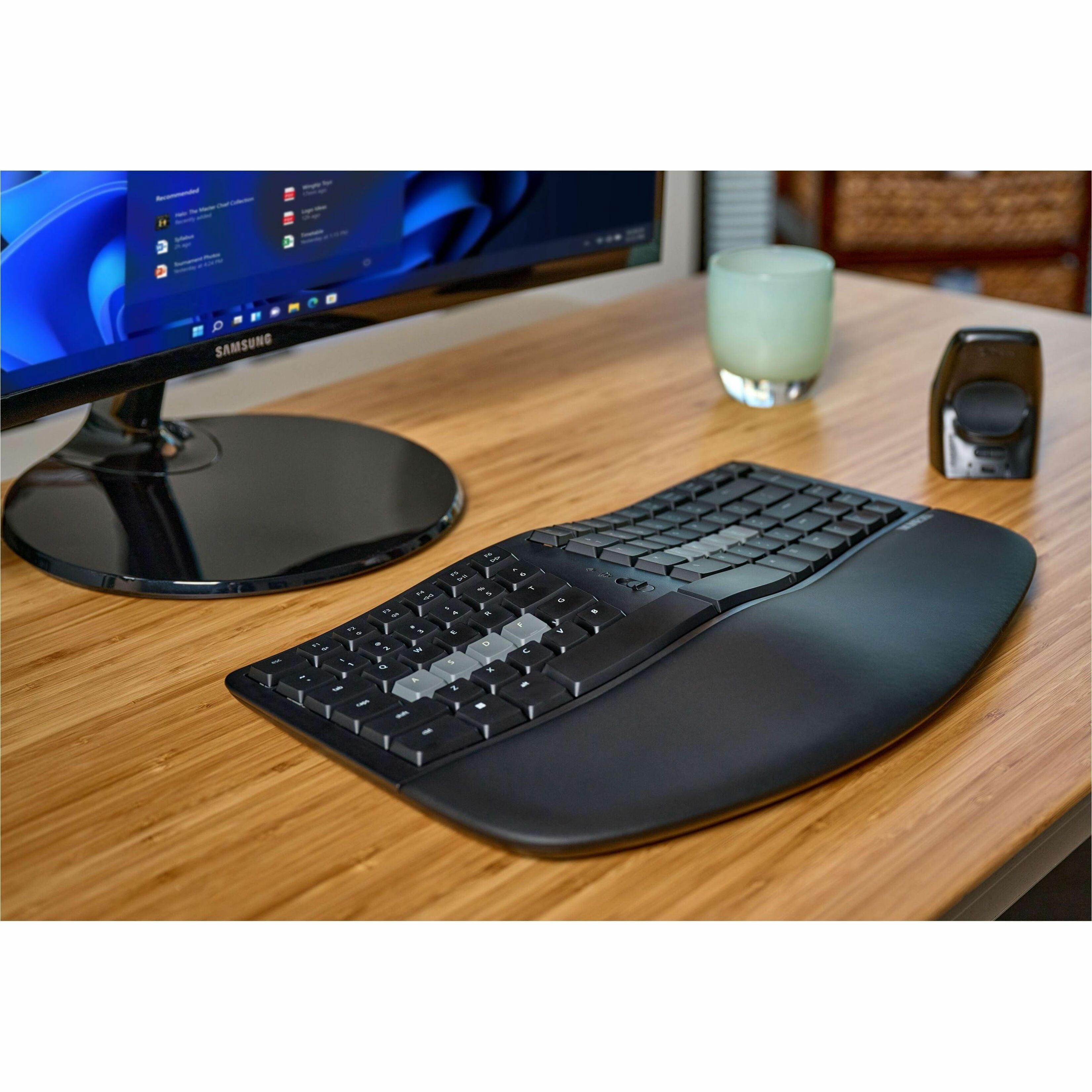 Kinesis mWave Mechanical Keyboard for PC - Quiet Linear Switch (kb150p-lin)