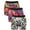 3 PACK 4.12' Inseam #4, variant on 3 PACK Big and Tall Mens Boxer Briefs Scrawl Print Plus Size Underwear With Fly Comfy Breathable Boxers