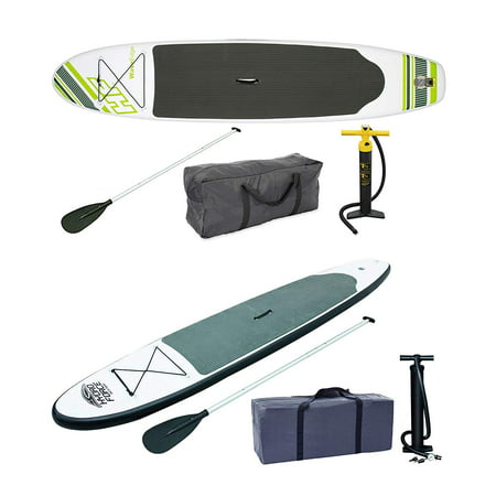 Inflatable Hydro Force Stand Up Paddle Board, Green + Gray Paddle Board (Best Way To Hide Gray In Dark Hair)