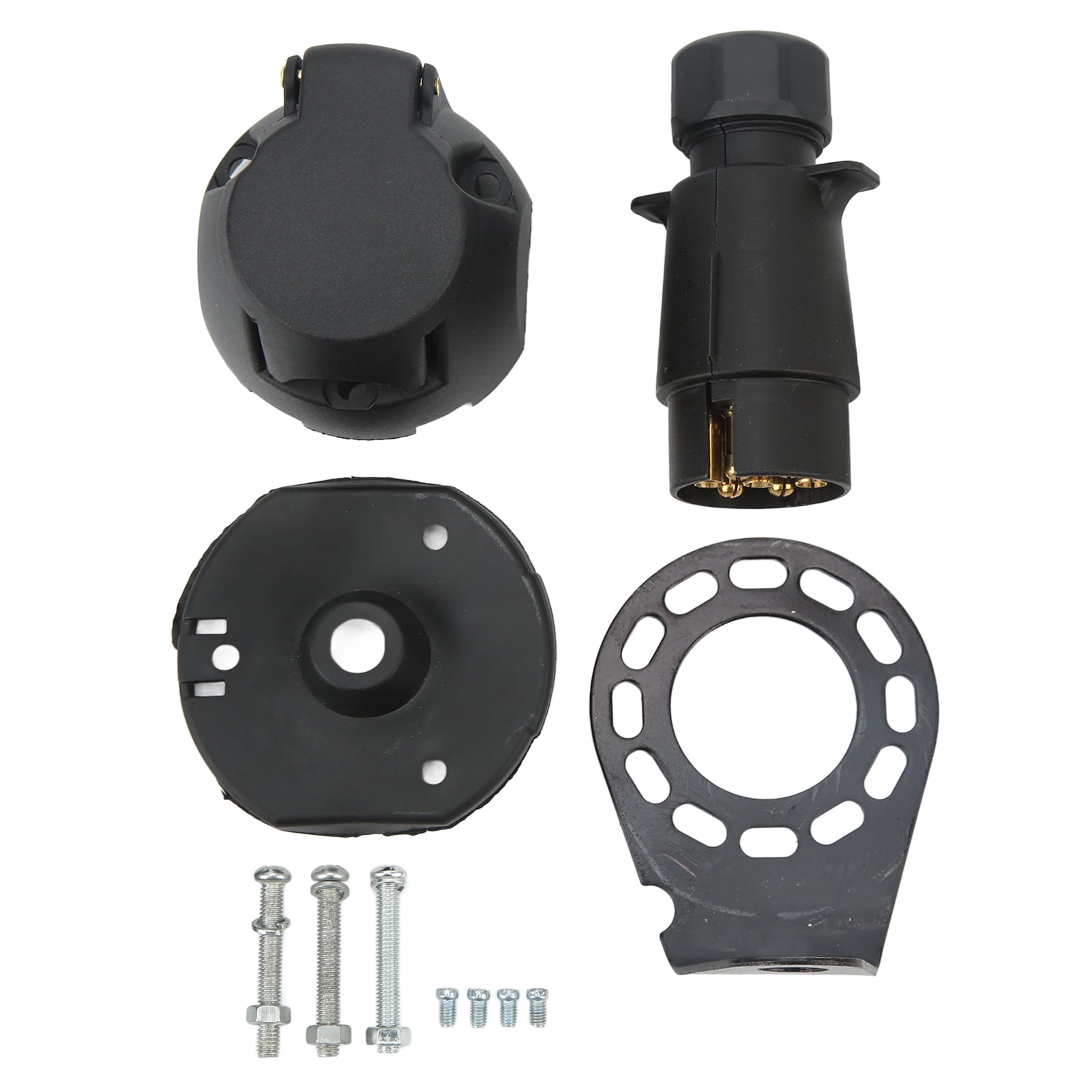 7 Pin Wire Connector, High Efficiency ABS Housing Screw Contact Trailer