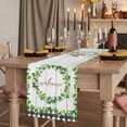 thumbnail image 2 of Table Runners 72 Inches Long Dress Scarves, Spring Eucalyptus Leaves Farmhouse Kitchen/Dining Table Runner, Coffee Tablerunners, Farmhouse Botanical Gray Wood 16x72 Inch, 2 of 9