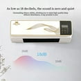 thumbnail image 6 of XUFLVPSEF The Latest Versions of Air Conditioning All Season Wall Mounted Air Conditioning Hot Air Conditioning and Hot Air Fans Are Suitable for Bedrooms Living Rooms and Homes Clearance White, 6 of 9