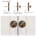 thumbnail image 4 of 4 Pcs Traditional African Fabric Knobs for Kitchen Cabinet Cupboard Dresser Bookcase Drawer Pulls Handles Round Home Decor, 4 of 5