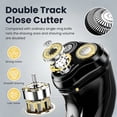 thumbnail image 3 of Nogroa Electric Razor for Men, Waterproof Cordless Electric Shaver with Pop-up Beard Trimmer, Ideal Gift for Him Husband Dad, 3 of 10