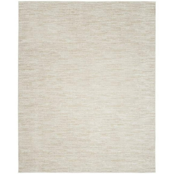 HomeRoots 522301 12 x 15 ft. Power Loom Rectangle Area Rug, Cream