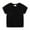 Black/1Pack, variant on Toddler Boy Girl Solid Short-Sleeve Tee Shirts Cotton Crew Neck T-Shirt for Boys Girls Tops 1-7 Years