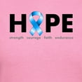 thumbnail image 3 of CafePress - Blue Ribbon Hope T Shirt - Women's Traditional Fit Dark T-Shirt, 3 of 4