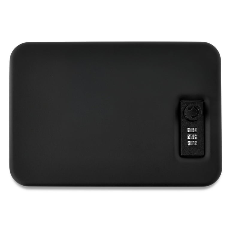 Pen+Gear Portable Safe with Combination Lock, Black photo 4