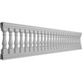 thumbnail image 3 of Ekena Millwork 40"H x 15'L Fiberthane Bradford Unassembled Balustrade Railing Kit, Style D (6 7/8" On-Center Spacing to Pass 4" Sphere Code), 3 of 6