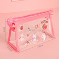 thumbnail image 1 of Trousse Transparente Dessin Animé Grande Capacité Sac de Rangement Simple Collège Lycée Japonais, 1 of 5