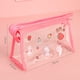thumbnail image 1 of Estuche transparente de dibujos animados para lápices, bolsa de almacenamiento de gran capacidad para niñas, bolsa de cosméticos japonesa sencilla para estudiantes de secundaria y preparatoria, 1 of 5