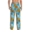thumbnail image 3 of Xecao Sunflowers Men's Straight Lounge Pajama Pants: The Ultimate in Comfortable Sleepwear, 3 of 9