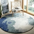 thumbnail image 2 of SAFAVIEH Soho Jeptha Abstract Wool Area Rug, Blue/Multi, 3'6" x 5'6", 2 of 7