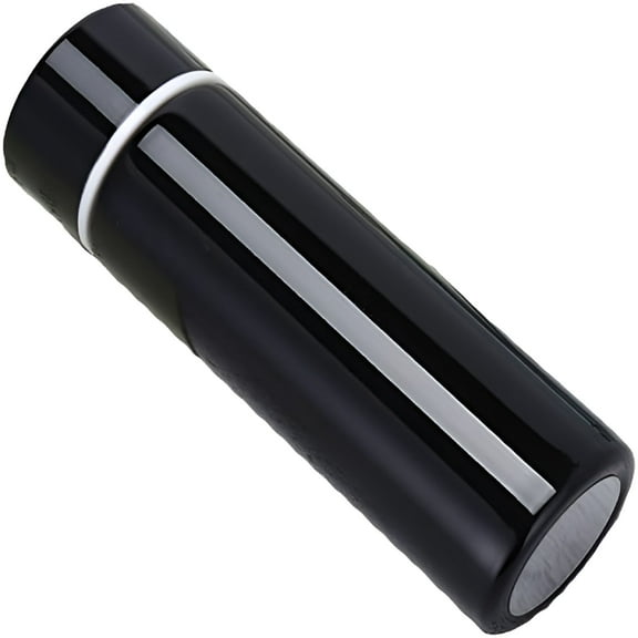 ACDANC Insulated Mini Stainless Steel Water Bottle, Portable Purse Thermos with Vacuum Sealing & Double Wall Design (150ml / 5oz, White Blue)