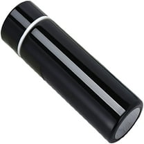 ACDANC Insulated Mini Stainless Steel Water Bottle, Portable Purse Thermos with Vacuum Sealing & Double Wall Design (150ml / 5oz, White Blue)