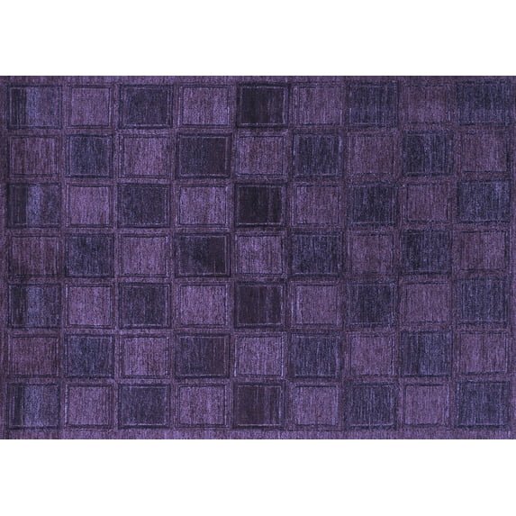 Ahgly Company Machine Washable Indoor Rectangle Abstract Blue Modern Area Rugs, 4' x 6'