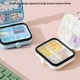 thumbnail image 6 of 7 Day Portable Pills Dispenser Case Large Capacity Travel Organizers With Intelligent Compartments Safe Plastic For Home Or Trip, 6 of 8