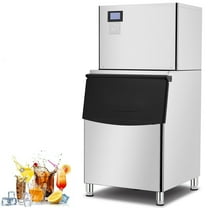 Soonbuy Electactic Ice Maker, Commercial Ice Machine, 550Lbs/Day, Stainless Steel Ice Machine with 300 Lbs Capacity, Ideal for Restaurant, Bars, Home and Offices, Includes Scoop