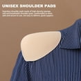 thumbnail image 3 of Xeyise 3 Pairs Foam Shoulder Pads for Women Men Set-in High Density Sponge Cushion with Adhesive Strips Breathable Shoulders Enhancer for Blazer Suit Coat T-Shirt, 3 of 8
