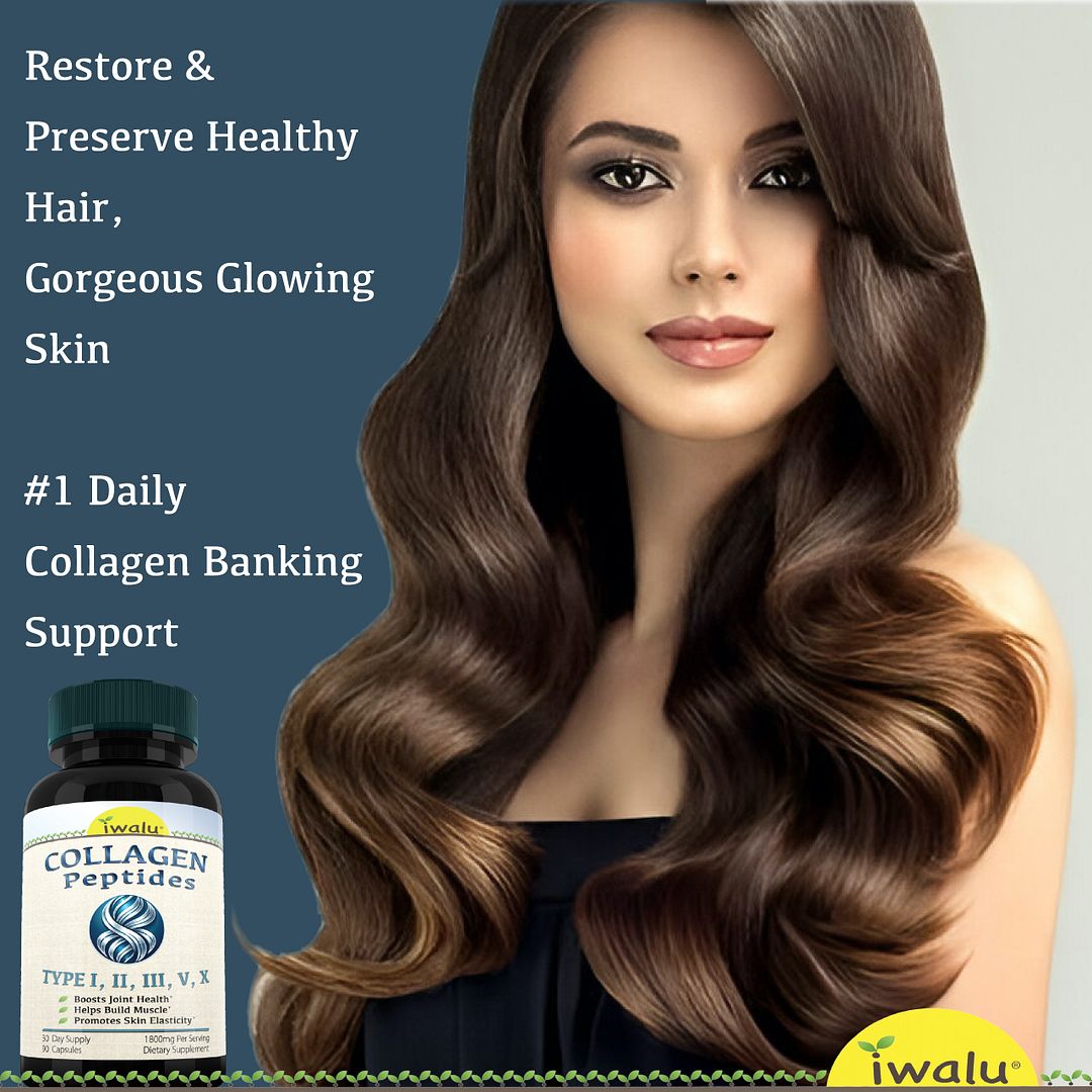 Collagen Peptides Types I II III V X - Joint Health Skin Elasticity Hair Nail Nourishment - Full Spectrum Collagen to Boost Joint Comfort & Skin Hydration - 90 Capsules - NSF Certified - iwalu USA