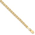 thumbnail image 1 of 14k Yellow Gold 7 Inch 3.2mm Anchor Chain Bracelet, 1 of 5