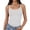 White, variant on Women's Fashion Casual Solid Color Thin Strap Camisole Black L