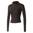 thumbnail image 6 of Daolelai Women's Sports Fitness Stand Collar Casual Running Quick Dry Tight Yoga Top Jacket, 6 of 6