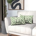 thumbnail image 6 of St Patricks Lumbar Pillow Covers 12x20 Set of 2 St. Patrick''s Day Green Lucky Clover Throw Pillows Spring Themed Shamrock Decorative Pillowcase Rustic Cotton Long Cushion Cover for Couch Sofa Bed, 6 of 6