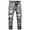 Type D, variant on Usaibhir 5-13T Boys and Teen Zipper Skinny Fit Ripped Jeans Pants Kids Outdoor Destroyed Distressed Stretch Washed Denim Jeans Pants