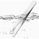 thumbnail image 4 of 1 pinza para el pelo de la nariz plateada, punta redonda de acero inoxidable., 4 of 4