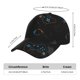thumbnail image 2 of Fotbe Game Time Gorro Clásico de Béisbol, Gorra Ajustable con Broche Snapback, Gorro de Exterior de Algodón Suave, 2 of 6