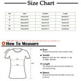 thumbnail image 2 of Polo Shirts For Men - Womens Blouses Dressy Casual, Ladies Tshirt Summer Casual Trendy Print Tops Oneck Short Sleeve Shirts, Linen Shirts For Women Summer, 2 of 5