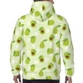 thumbnail image 7 of Daiia Avocado With Leaf And Flower for Men's Fashion Hoodies & Sweatshirts with Kangaroo Pocket Hooded Sweatshirt Breathable & Moisture Wicking-XX-Large, 7 of 7