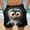 Black, variant on COSFO Casual Big and Tall Swim Trunks for Men Funny Animal Print Beach Quick Dry Board Shorts Drawstring Summer Breathable Loose Fit Elastic Waist Swimwear