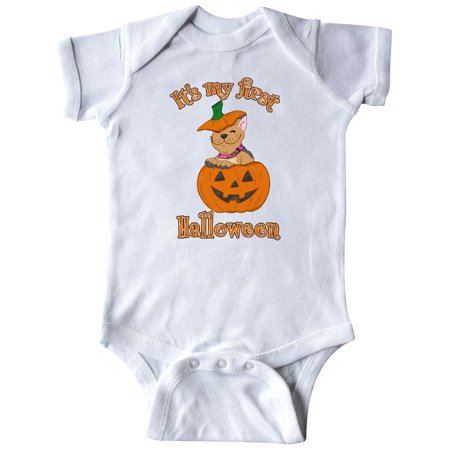 

Inktastic It s My 1st Halloween Cute Frenchie Puppy Gift Baby Boy or Baby Girl Bodysuit