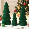 thumbnail image 5 of Ayieyill 3pcs Tabletop Christmas Tree Velvet Resin Christmas Trees for Christmas Decor Indoor, Christmas Table Decor, 5 of 8