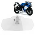 thumbnail image 4 of Motorbike Windshield,Profession Motorcycle Wind Screen Deflector Motorcycle Windshield Windscreen Adjustable Clip On Windshield Extension Spoiler For Motorcycle-Transparent, 4 of 8
