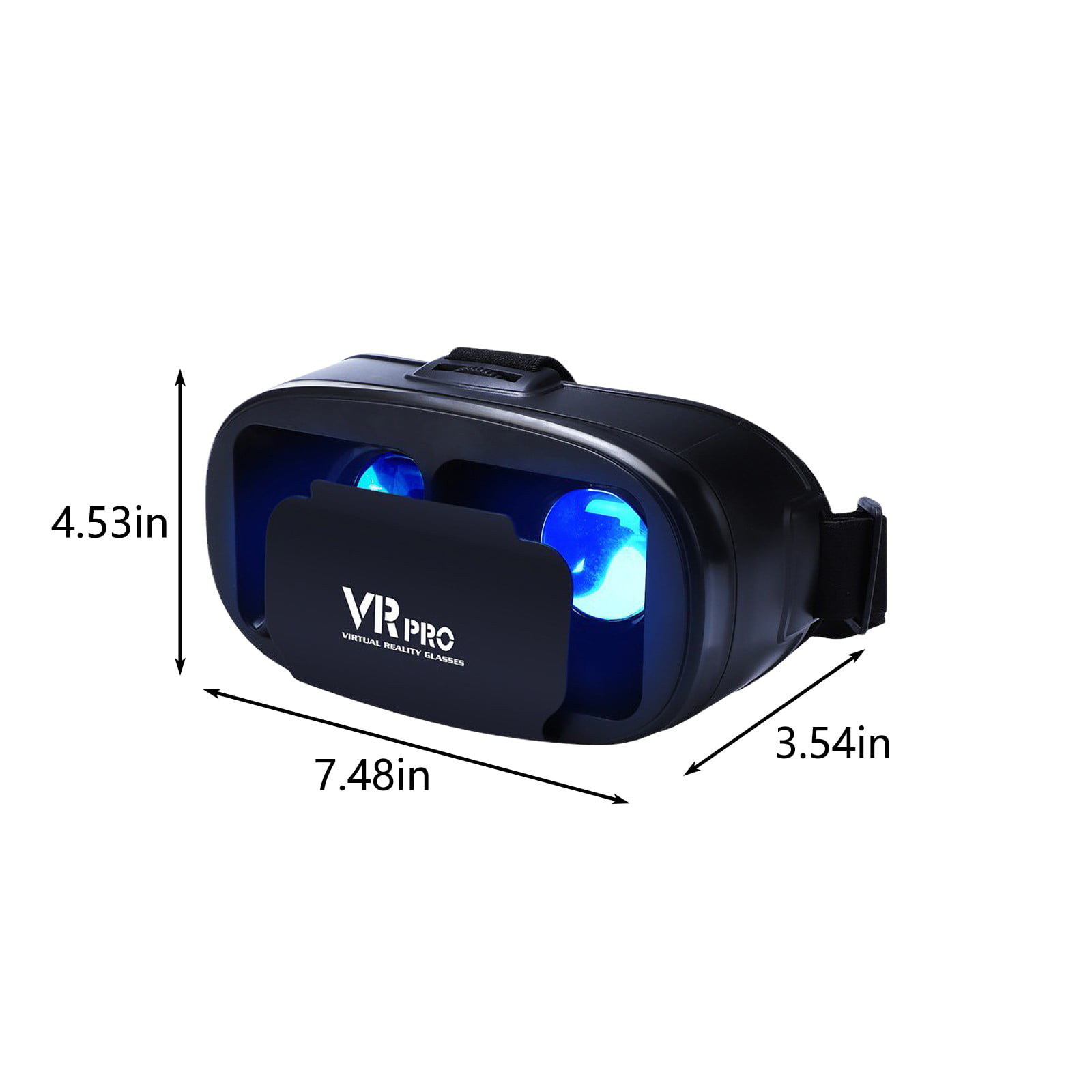 1PC VR Glasses Dissipate Heat 3D VR Headset VR Virtual Reality For 4.5-7.0  Inch IOS
