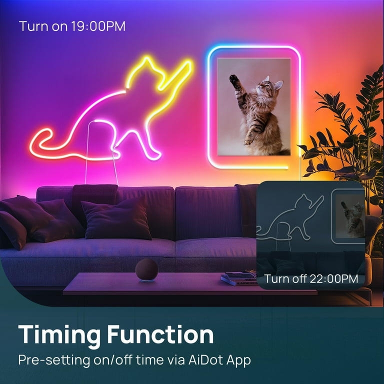 LEO今井『CITY FOLK』『FIX NEON』『SYNCHRONIZE』 Linkind EP6 Smart Hexagon Panels, Multi-Color LED Wall Light