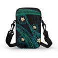 thumbnail image 2 of HELLHERO Ethnic Geometric Blue Pattern Lightweight Shoulder Bag Polyester for Adults, 2 of 7