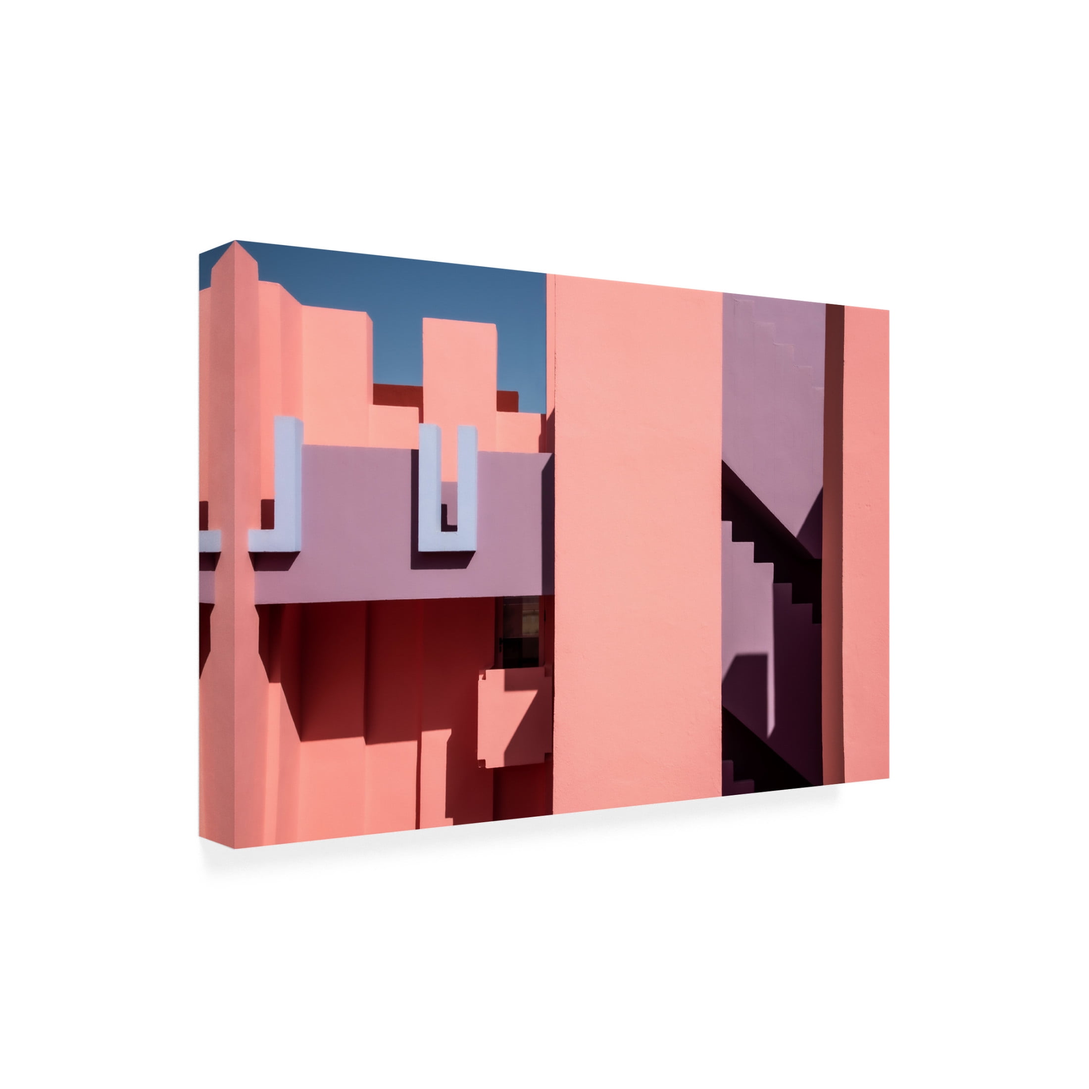 Trademark Fine Art Linda Wride Muralla Roja 2 Canvas Wall Art