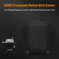Rugged Waterproof Pit Boss Platinum Laredo 1000 Wood Pellet Smoker