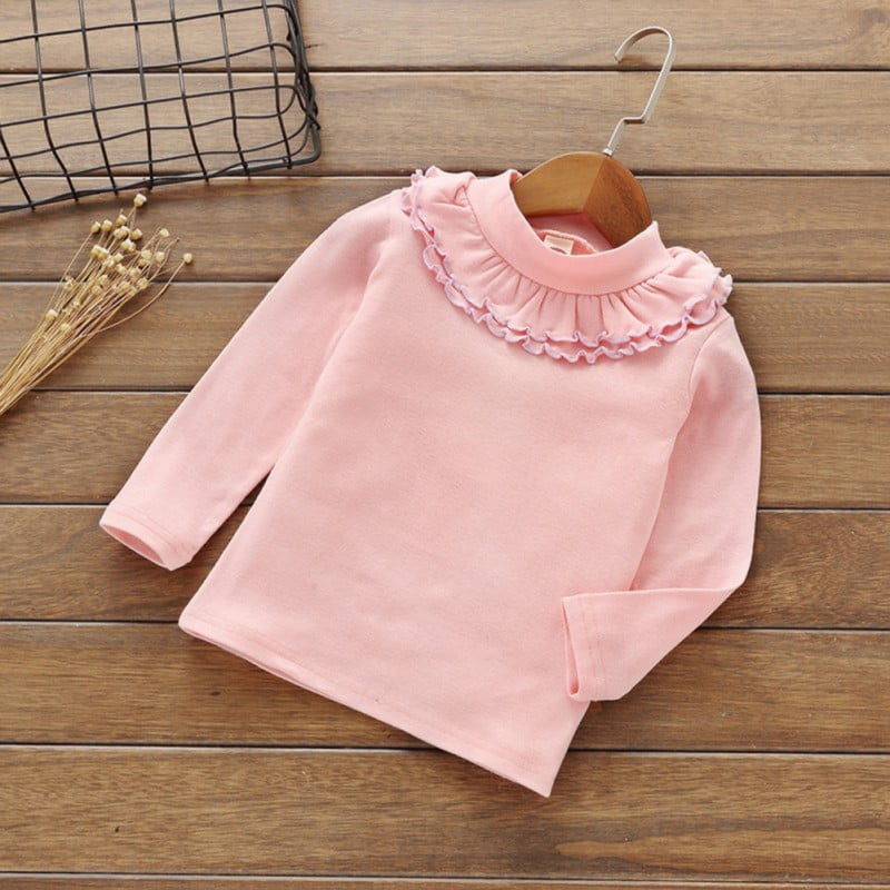 girls pink blouse