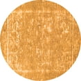 thumbnail image 1 of Ahgly Company Indoor Round Oriental Orange Industrial Area Rugs, 7' Round, 1 of 4