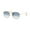 Black, variant on Ray Ban Hexagonal Light Blue Gradient Unisex Sunglasses RB3548 001/3F 51